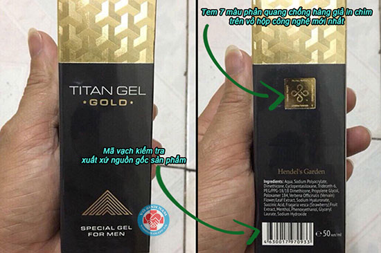 Giải pháp tăng kích thước cậu nhỏ bằng Gel Titan Gold