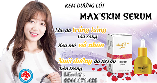 Max’Skin Serum ,kem dưỡng da Max’Skin Serum