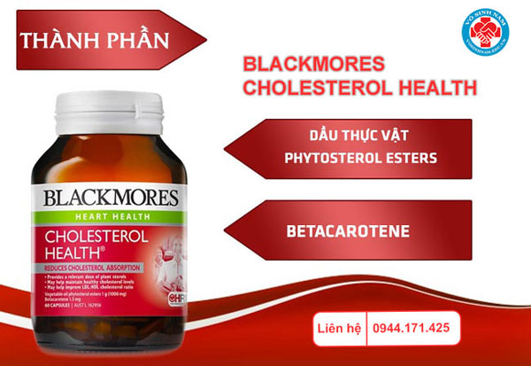 Thành phần của Blackmores Cholesterol Health