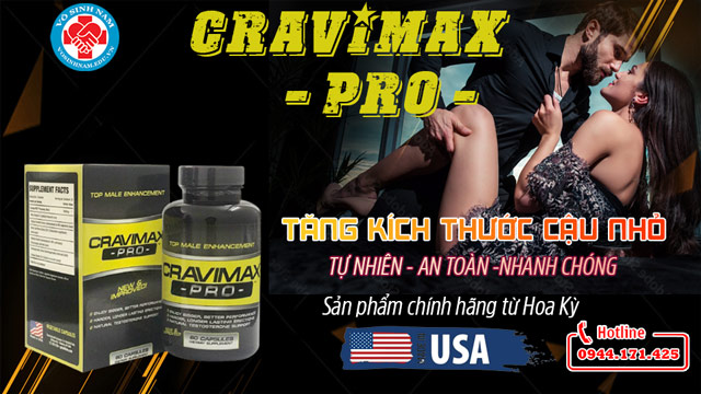 Giới thiệu sản phẩm Cravimax Pro