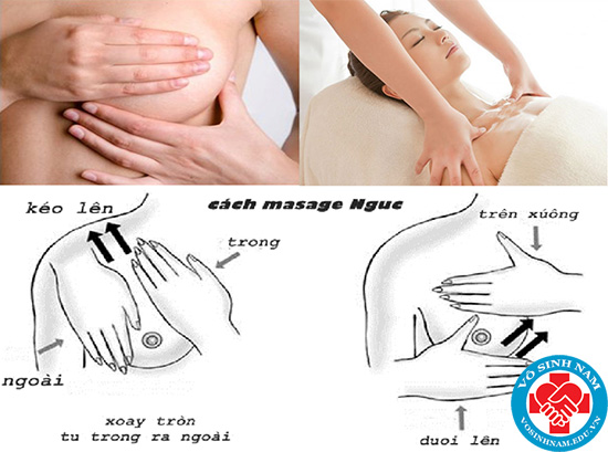 massage ngực đúng cách