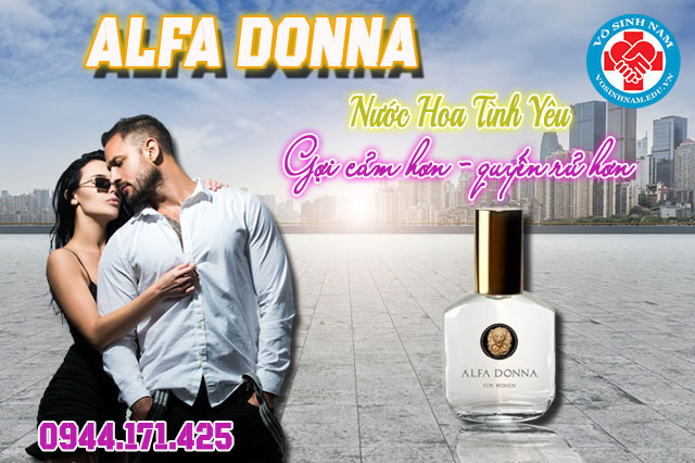giới thiệu sản phẩm nước hoa kích tích alfa donna