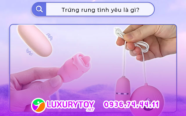 Các loại trứng rung tình yêu cho nữ có trên thị trường hiện nay