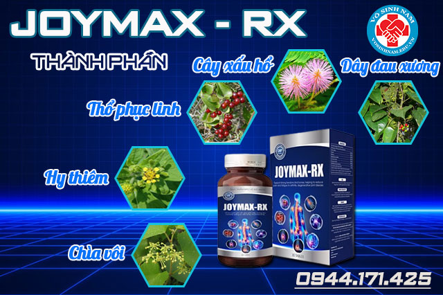 thành phần có trong sản phẩm joymax rx