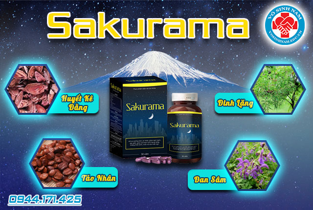 thành phần có trong sản phẩm sakurama