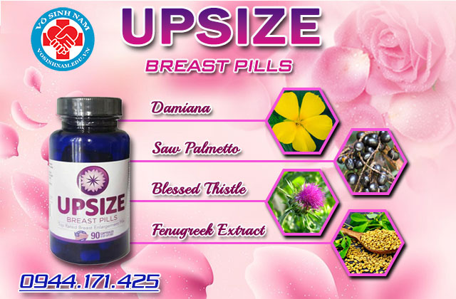 thành phần có trong sản phẩm upsize breast pills