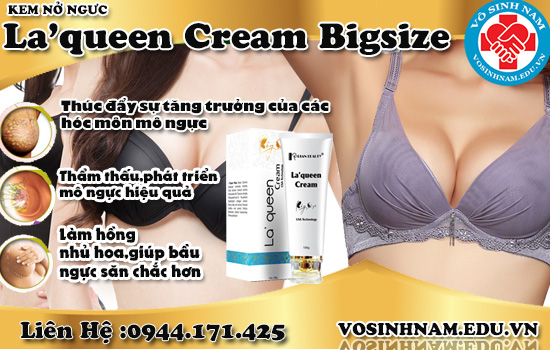 La’queen Cream Bigsize ,Kem nỡ ngực Hàn quốc La’queen Cream Bigsize 