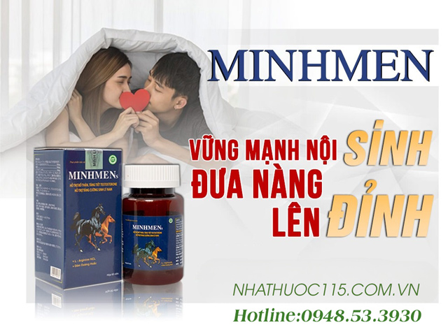 thuốc Minhmen - sản phẩm hỗ trợ tăng số lượng và chất lượng tinh trùng