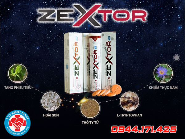 thành phần có trong sản phẩm zextor